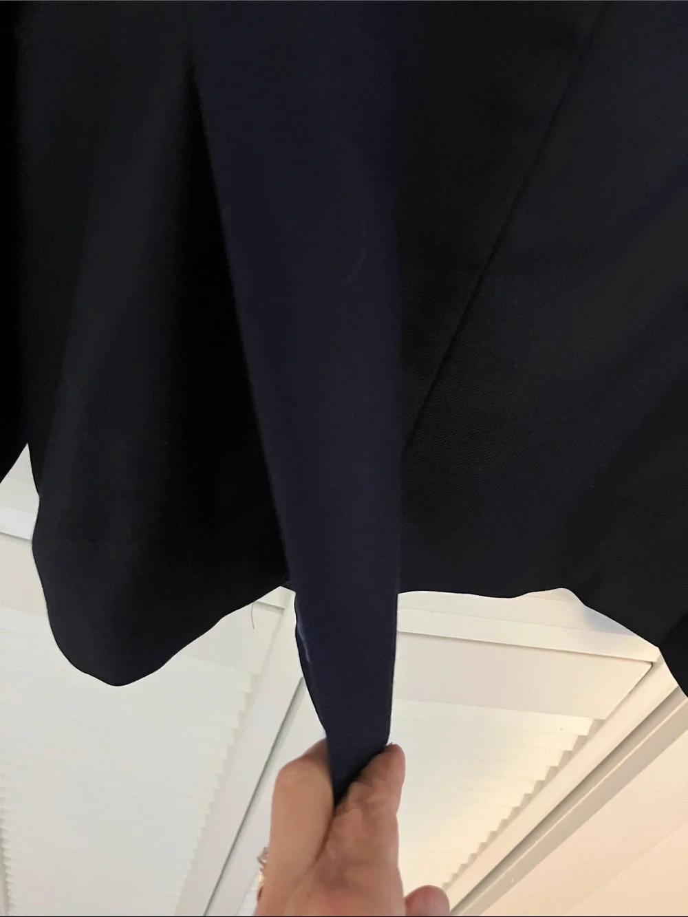 Loro PIana & Co Italy for Saks Fifth Avenue Navy Wool Blazer made in USA